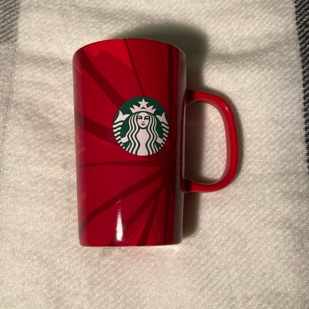 STARBUCKS CHRISTMAS BLEND 2014  Poinsettia Mug